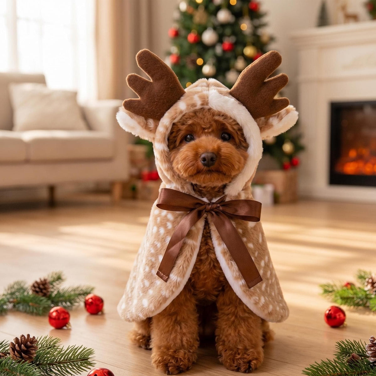 Custom Reindeer Dog Costume