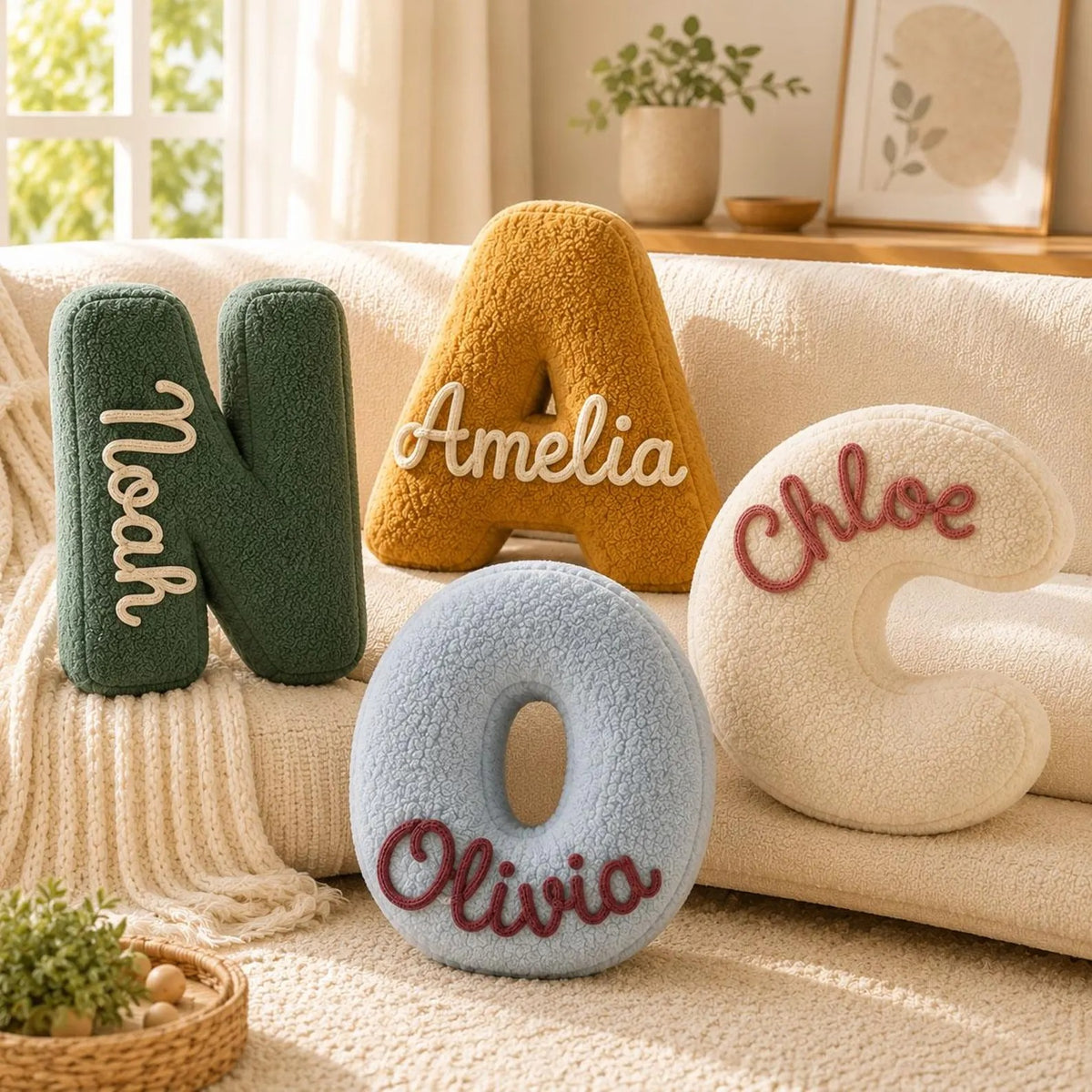 Personalized Letter Pillow
