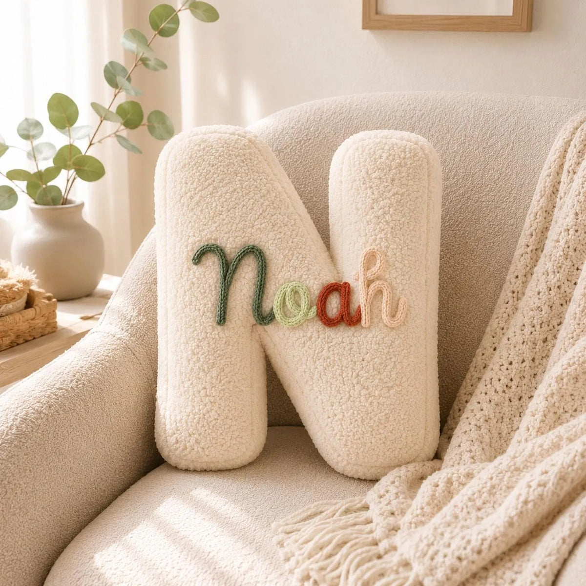 Personalized Letter Pillow