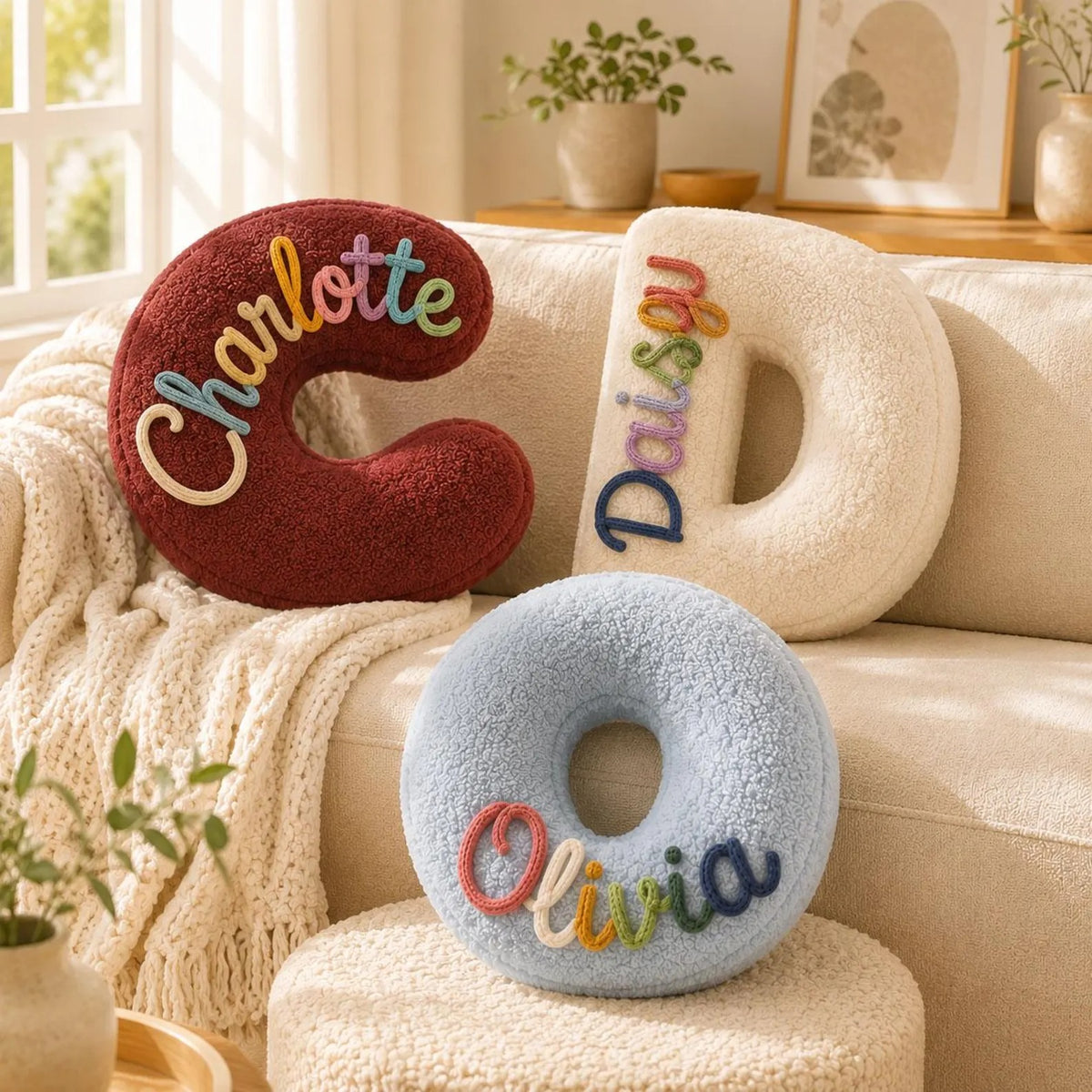 Personalized Letter Pillow