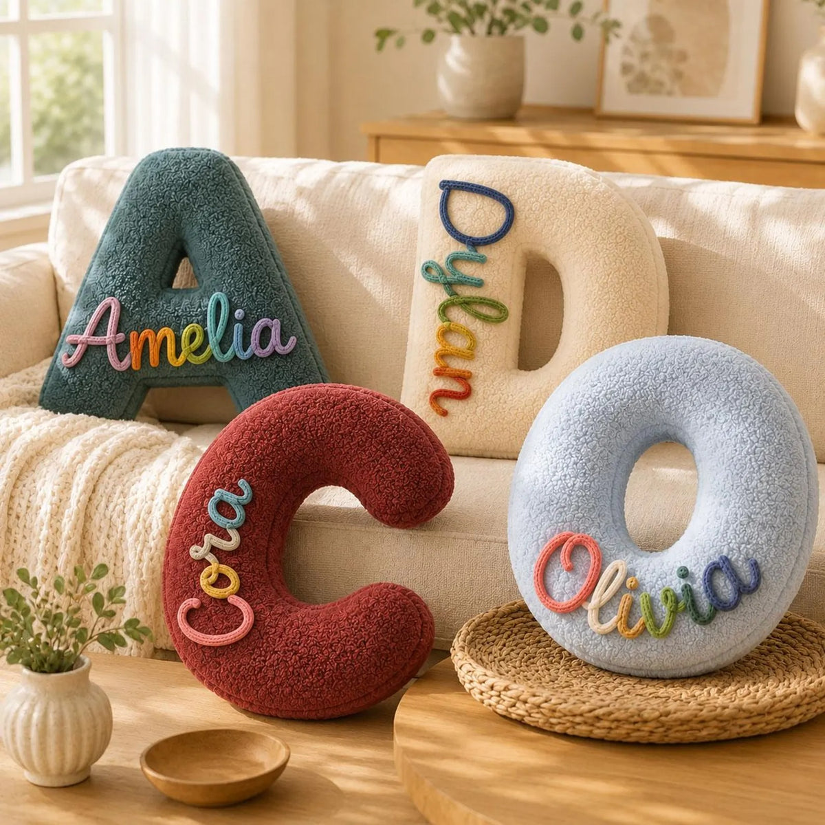 Personalized Letter Pillow