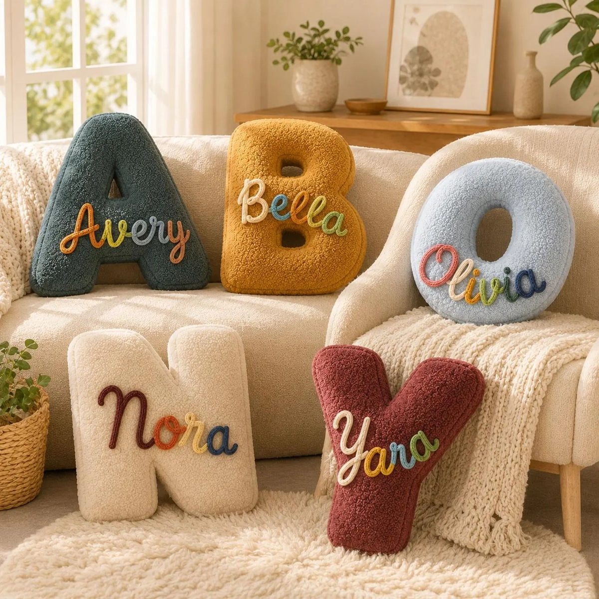 Personalized Letter Pillow