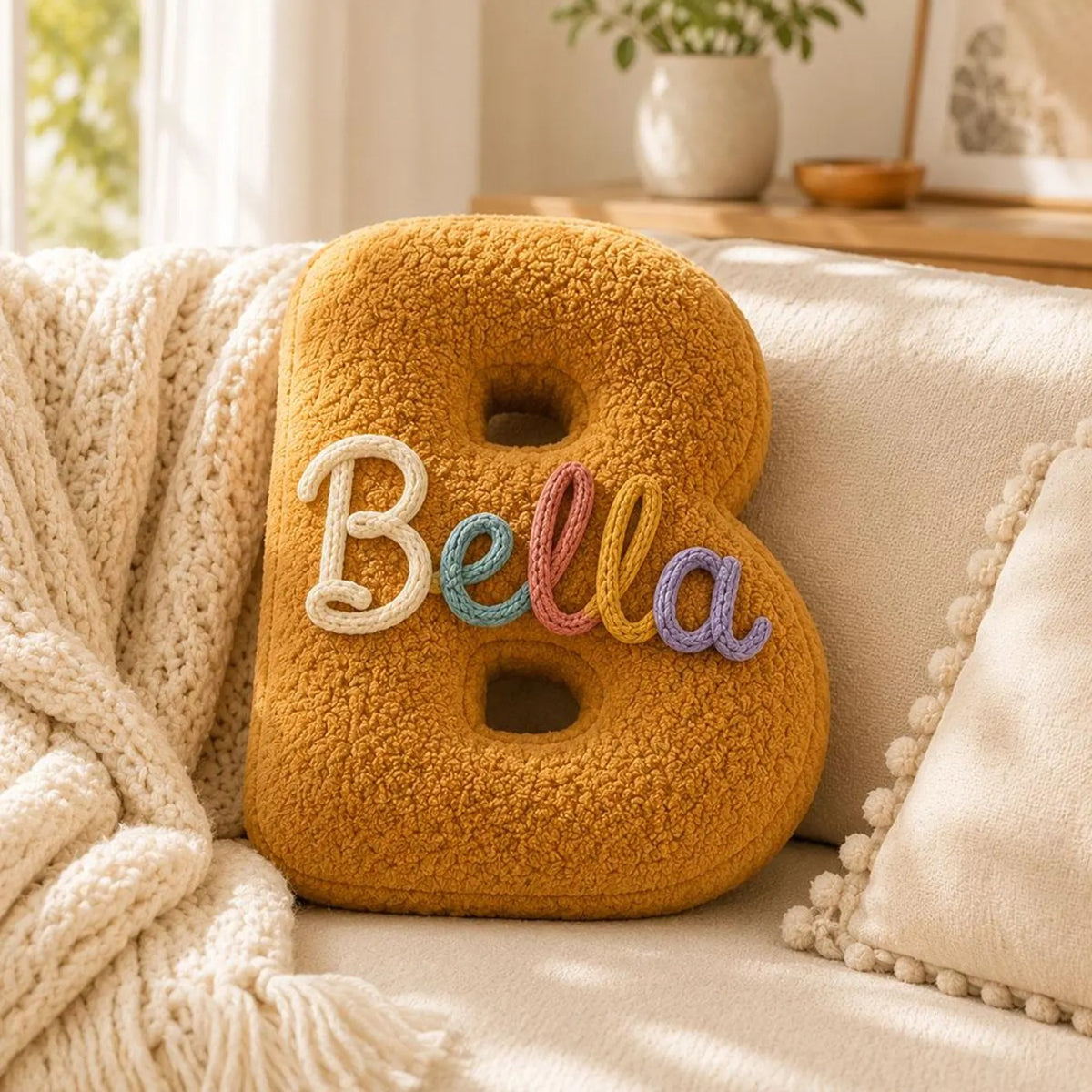 Personalized Letter Pillow