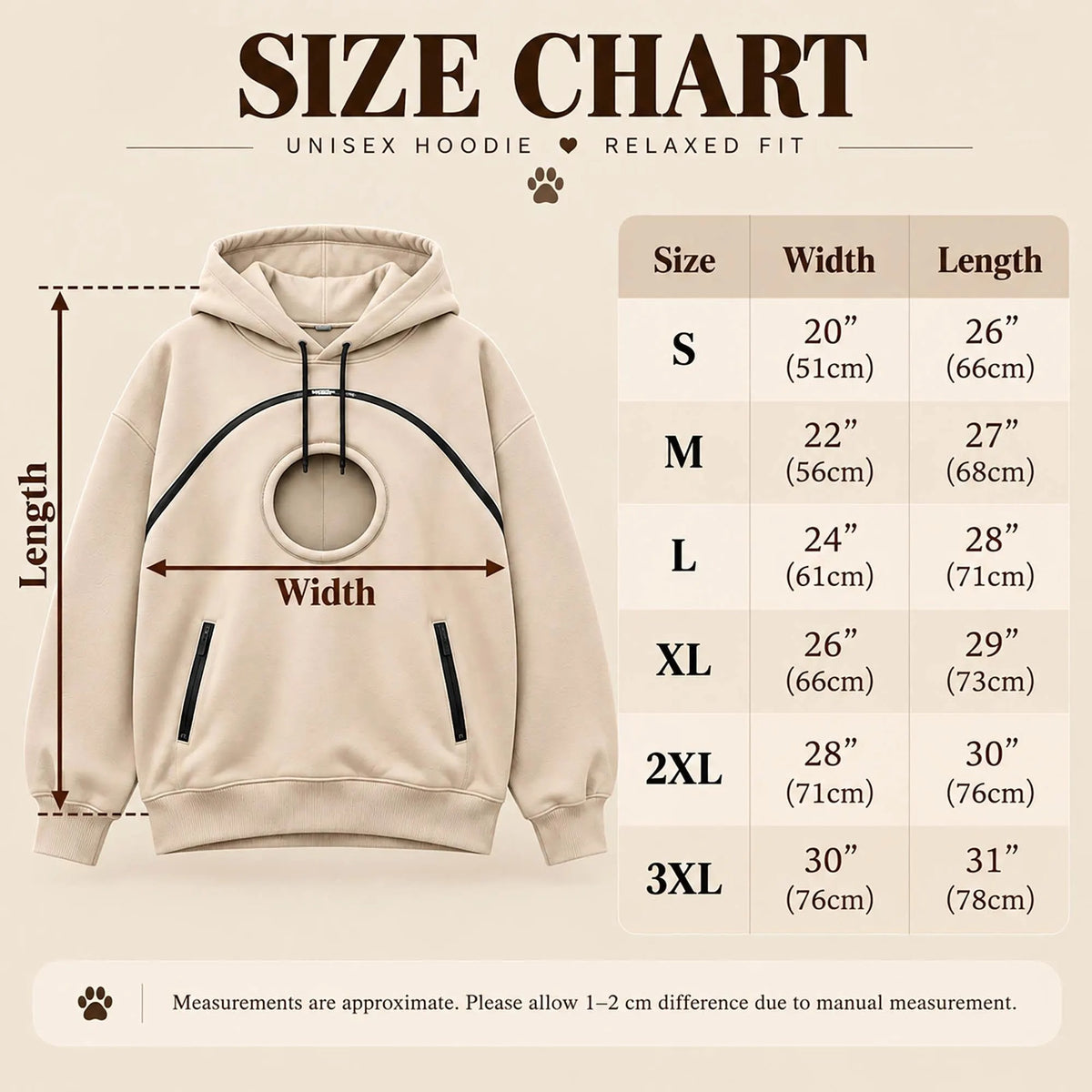 Dog Tote Carier Hoodie