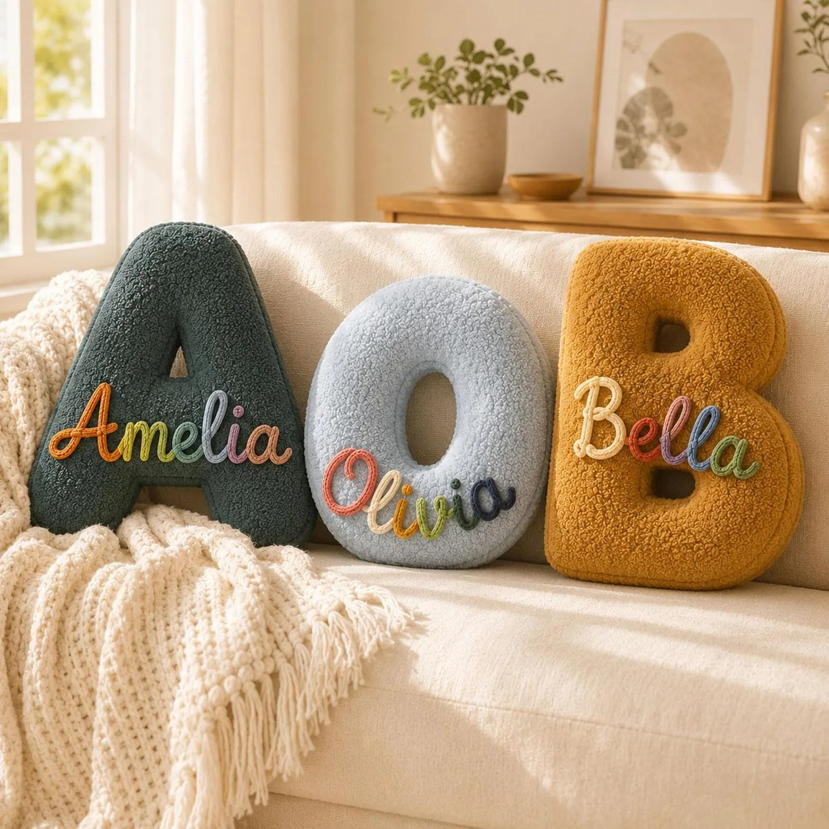 Personalized Letter Pillow