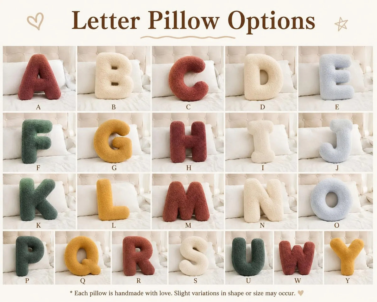 Personalized Letter Pillow