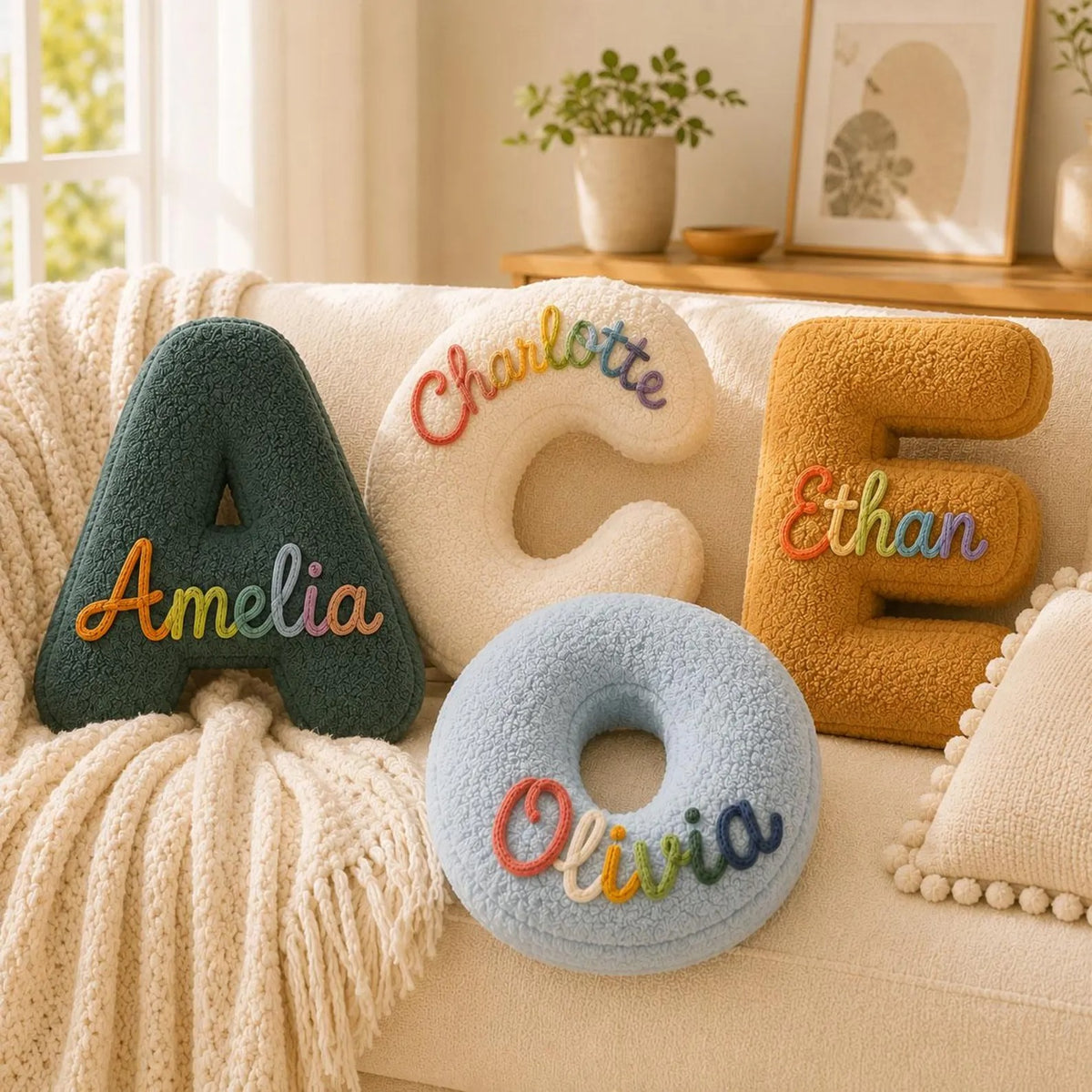 Personalized Letter Pillow