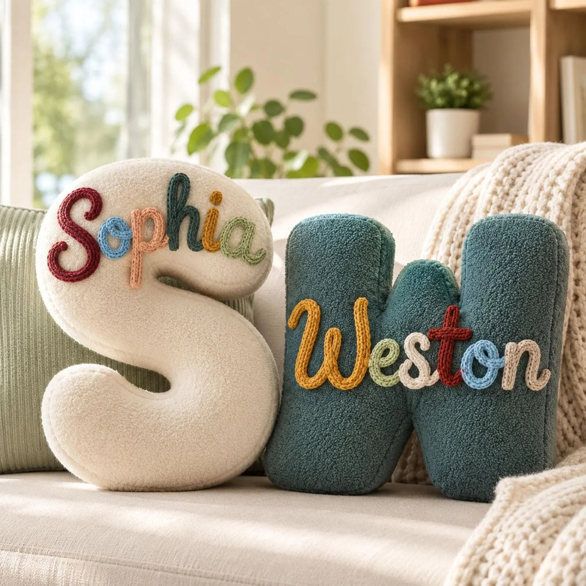 Personalized Letter Pillow