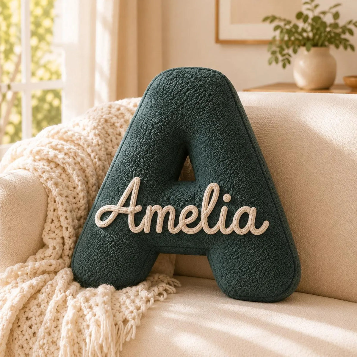 Personalized Letter Pillow
