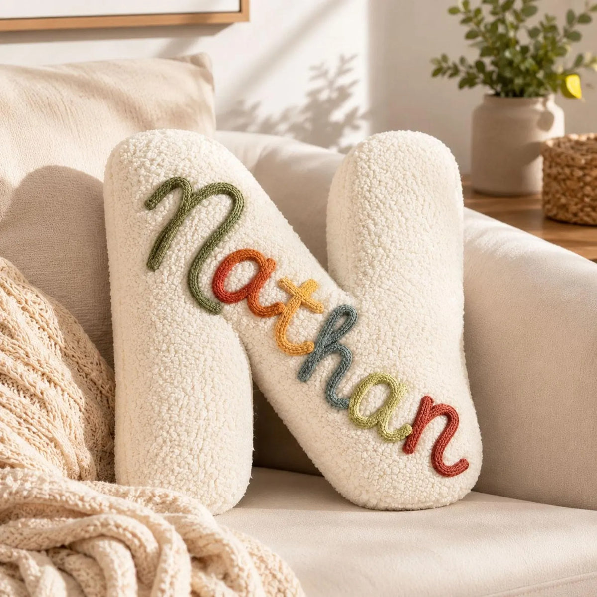 Personalized Letter Pillow