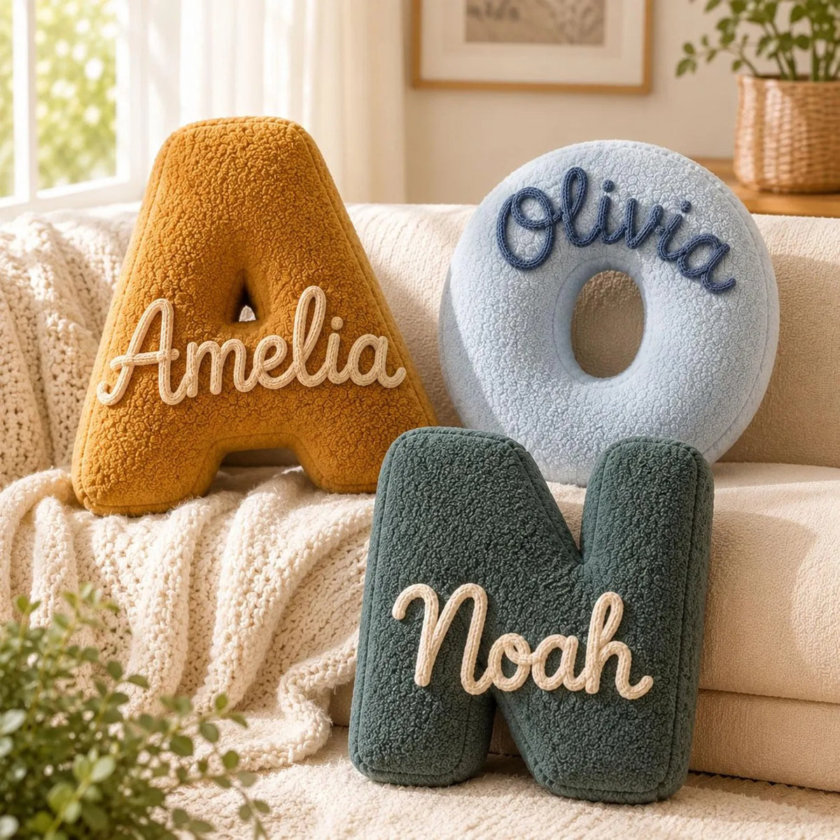 Personalized Letter Pillow
