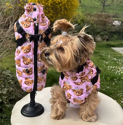 Handgemachte Winterjacke “Princess" rosa