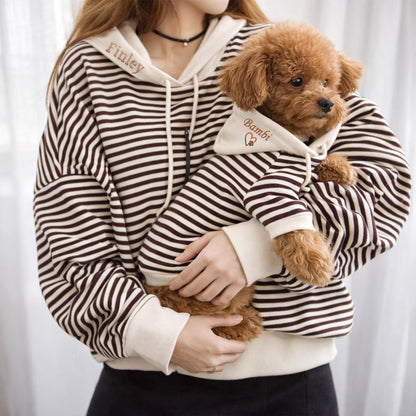 Personalized Embroidered Dog OR Mom Hoodies