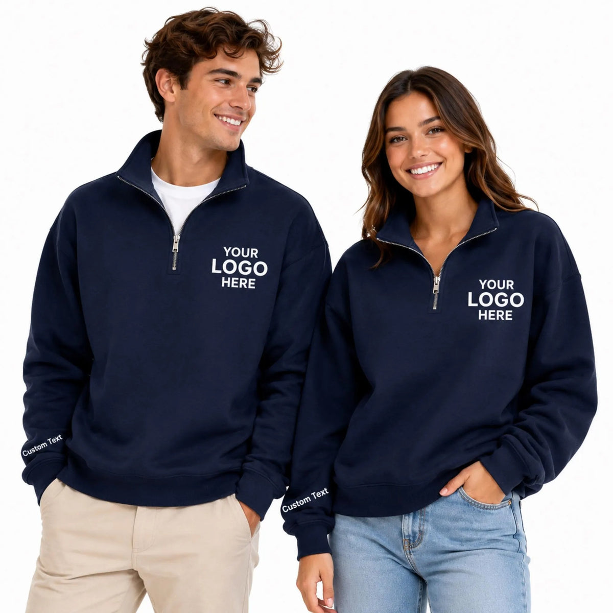 Custom Quarter Zip Pullover