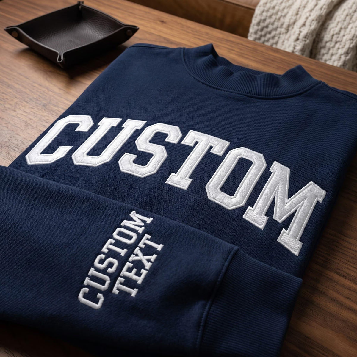 Personalized Mock Neck Sweatshirt