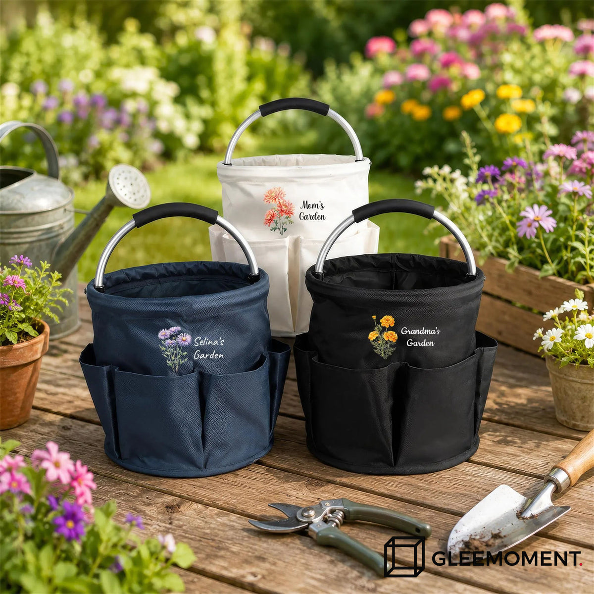 Personalized Garden Tool Bag, Unique Gift for Mom, Grandma & Garden Lovers