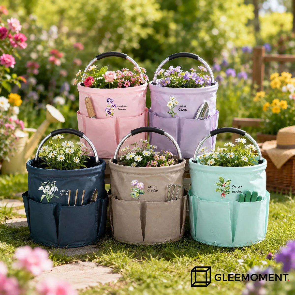 Personalized Garden Tool Bag, Unique Gift for Mom, Grandma & Garden Lovers
