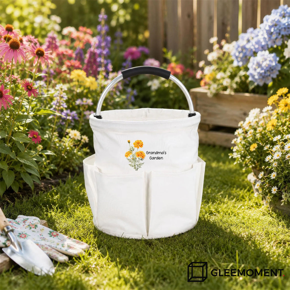 Personalized Garden Tool Bag, Unique Gift for Mom, Grandma & Garden Lovers