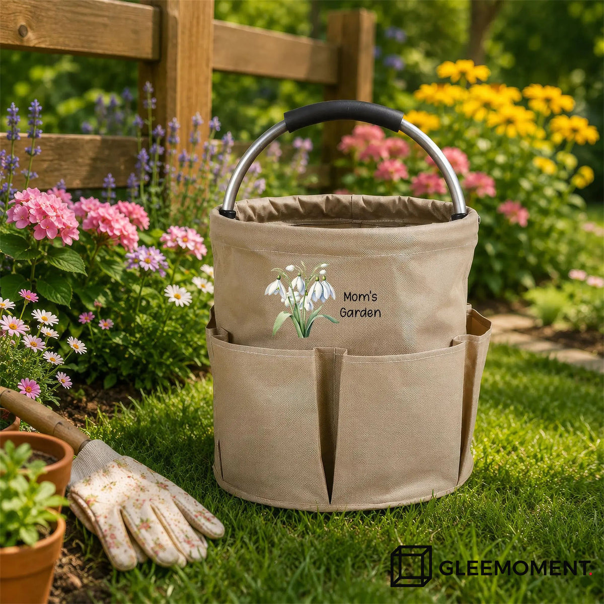 Personalized Garden Tool Bag, Unique Gift for Mom, Grandma & Garden Lovers