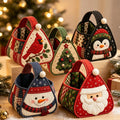 Christmas Quilted Patchwork Basket Sewing Kit
