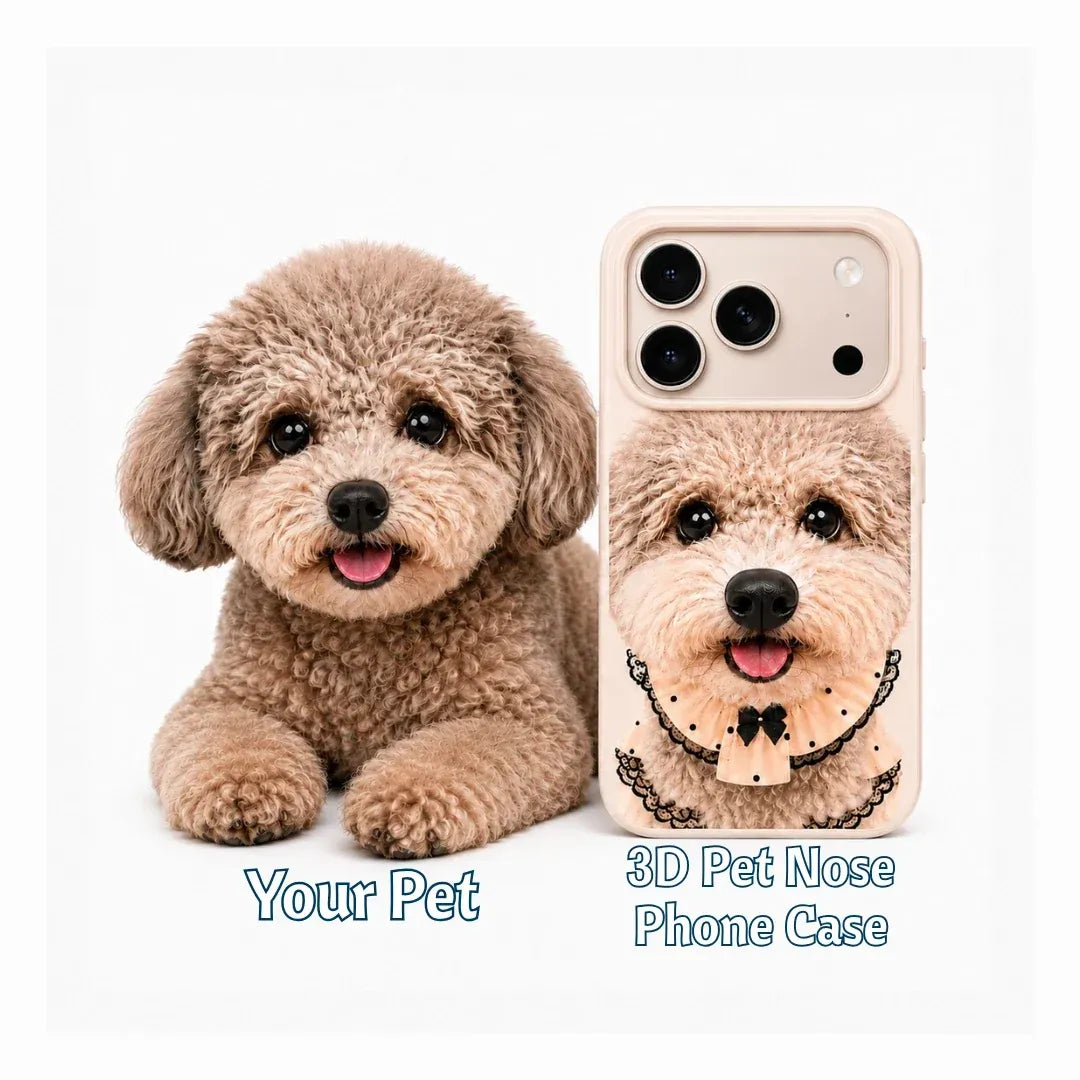Custom 3D Pet Nose Phone Case