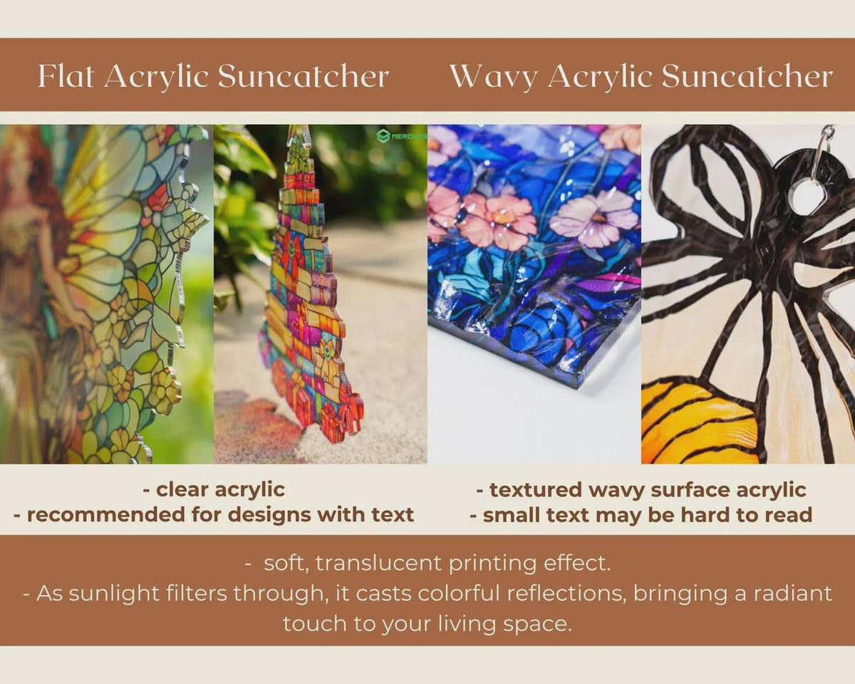 Personalized Family Names Sunflower Suncatcher