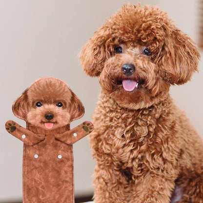 Funny Poodle Dog Towels – Cute Kitchen & Bathroom Hand Towels – Personalized Dog Lover Gift