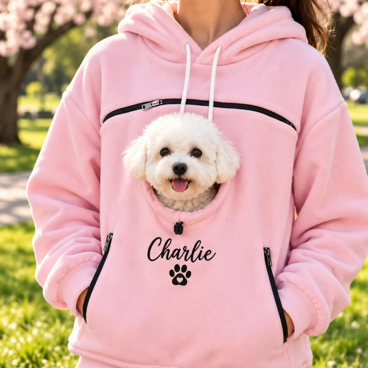 Personalized Dog Carrier Hoodie