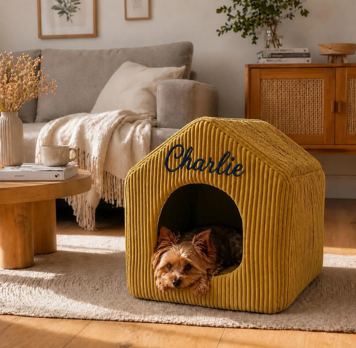Custom  Personalized Embroidered Pet House