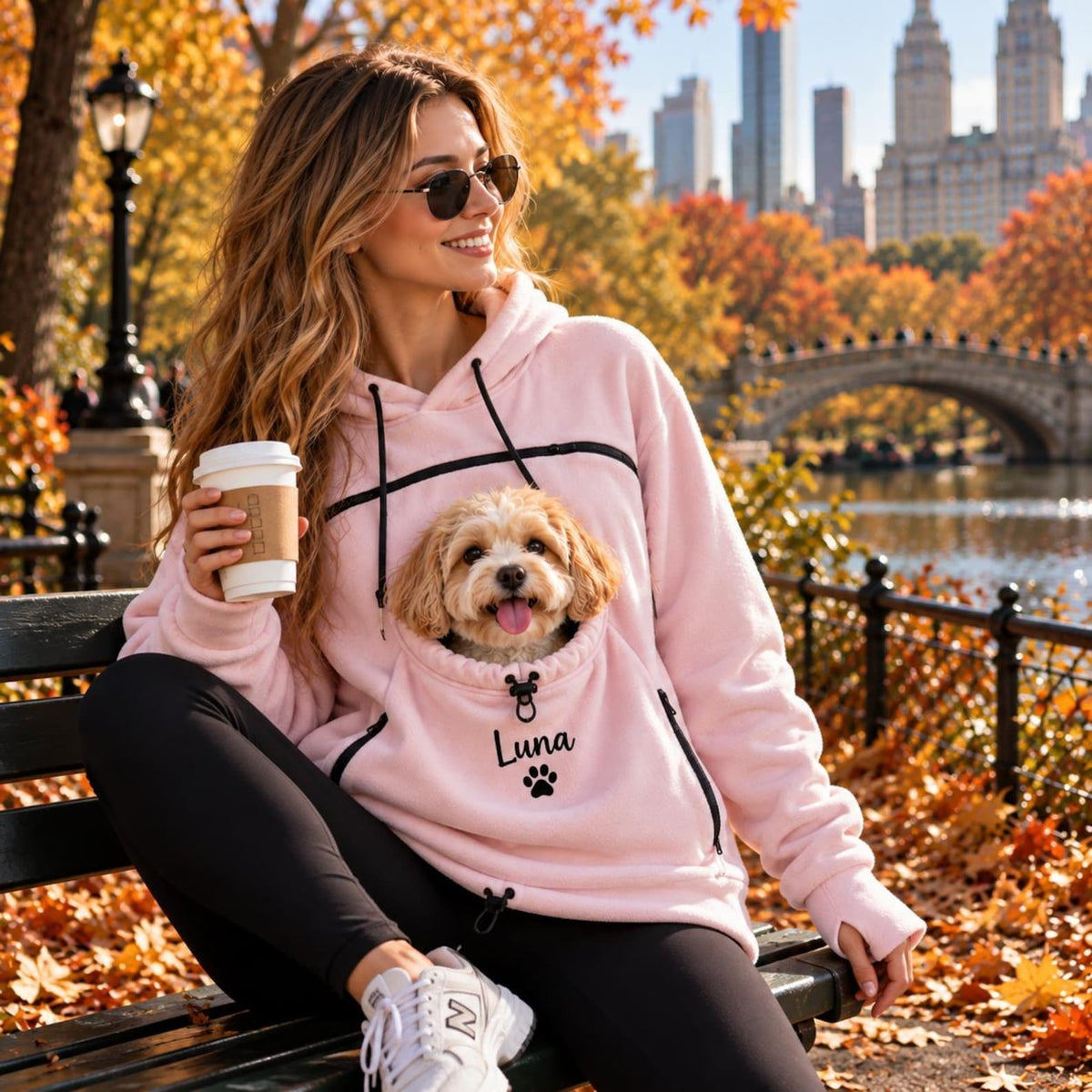 Personalized Dog Carrier Hoodie