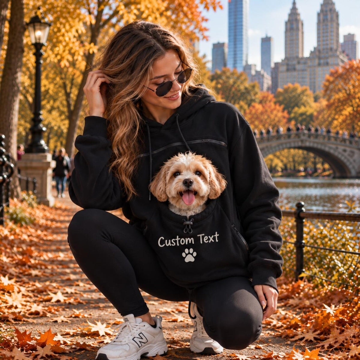 Personalized Dog Carrier Hoodie