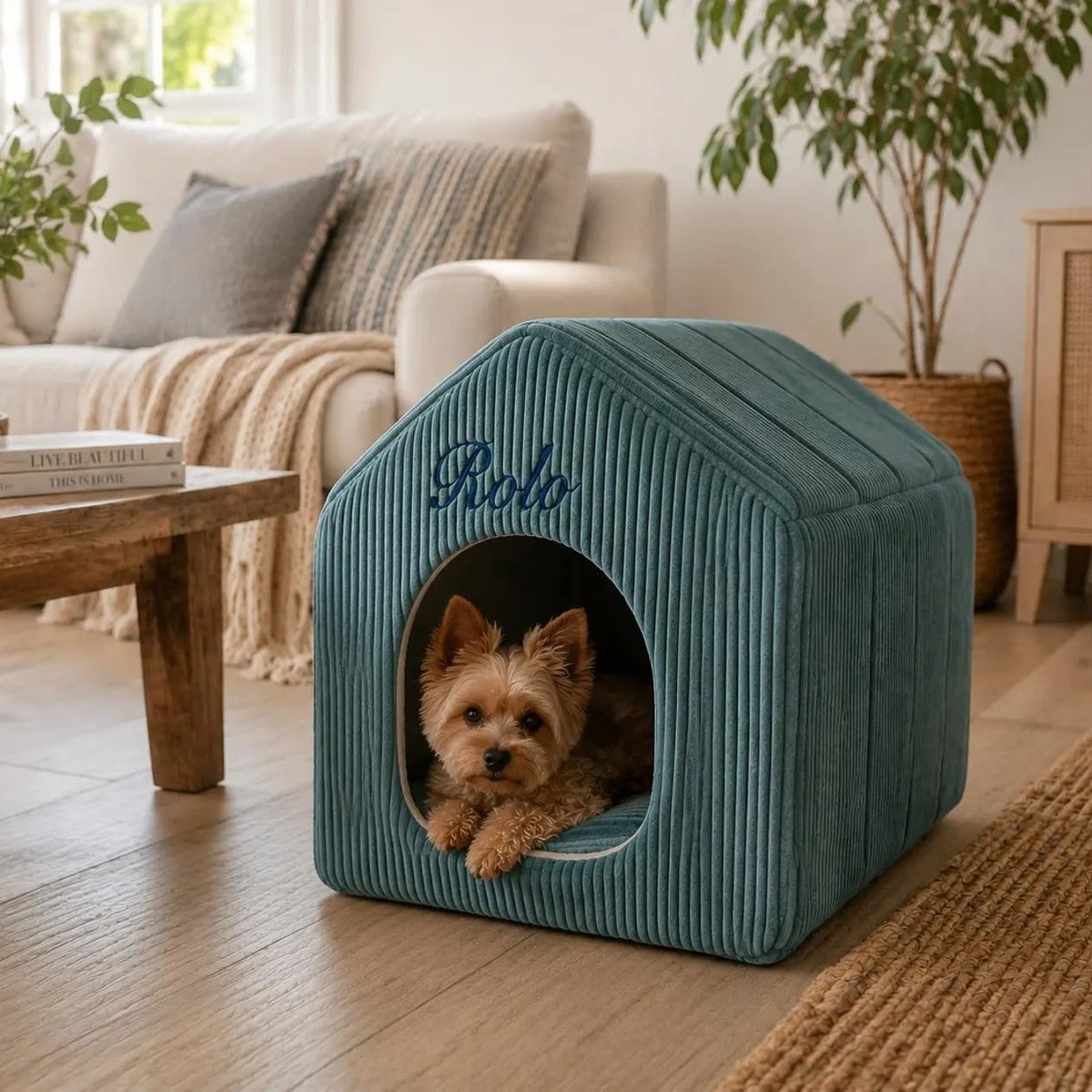 Custom  Personalized Embroidered Pet House