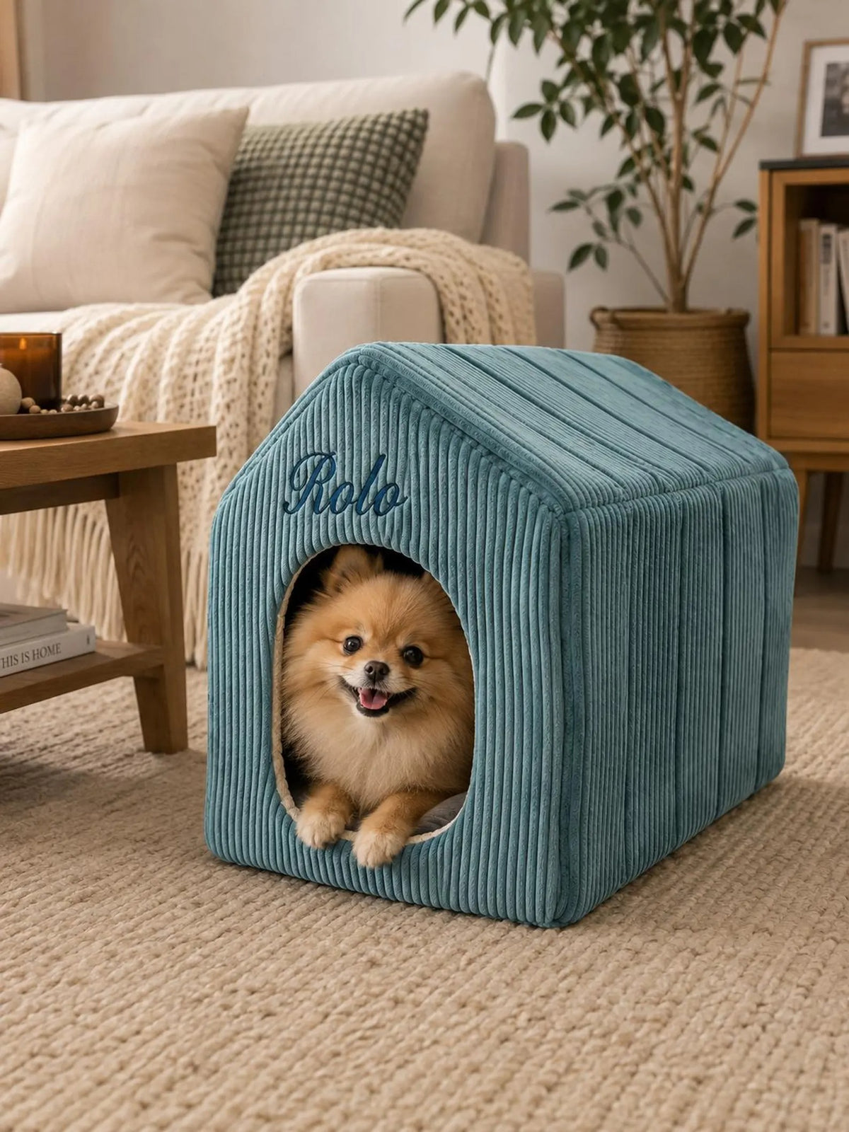 Custom  Personalized Embroidered Pet House