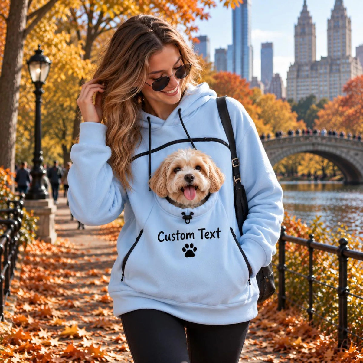 Personalized Dog Carrier Hoodie