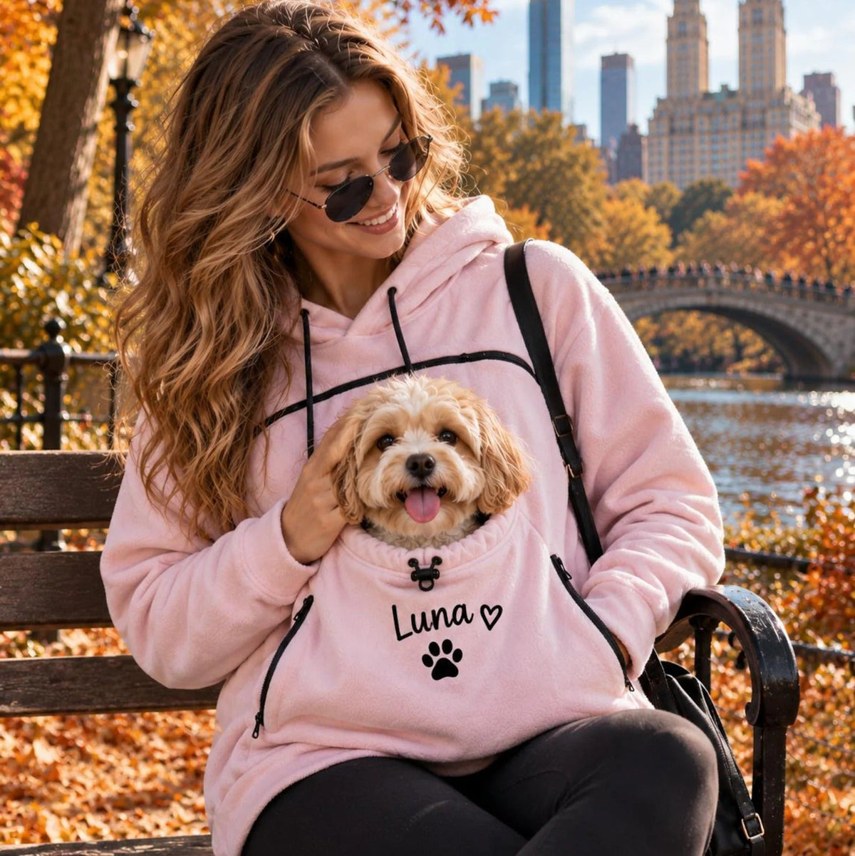 Personalized Dog Carrier Hoodie