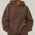 Embroidered Custom Washed Hoodie