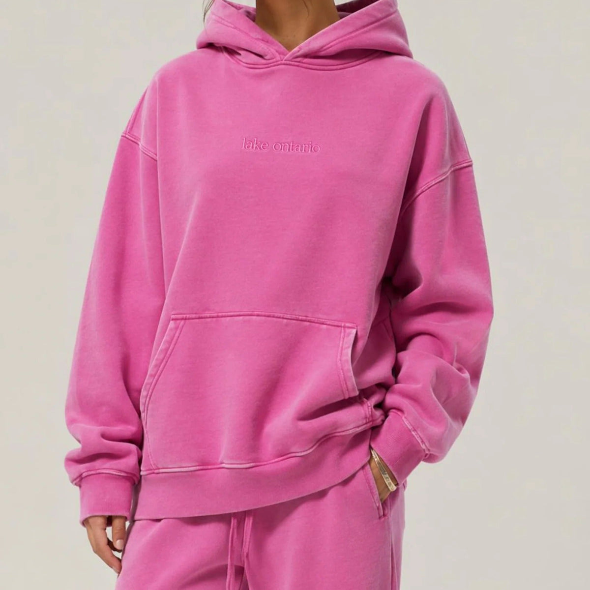 Embroidered Custom Washed Hoodie
