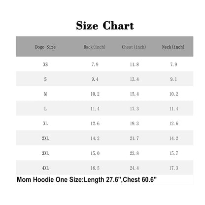 Personalized Embroidered Dog OR Mom Hoodies