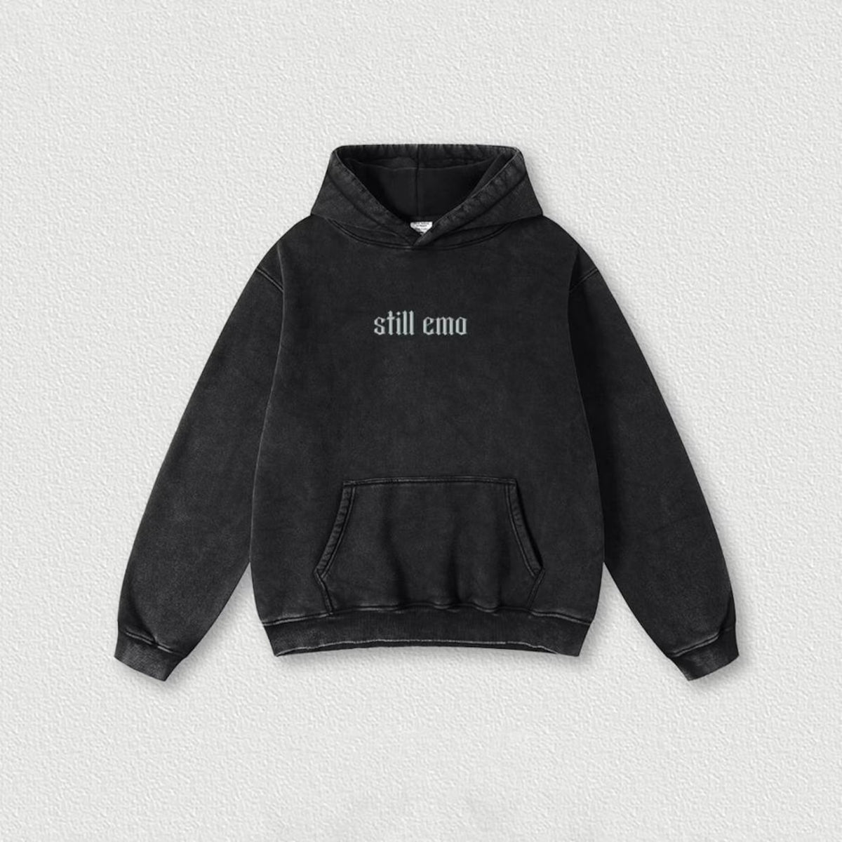 Embroidered Custom Washed Hoodie