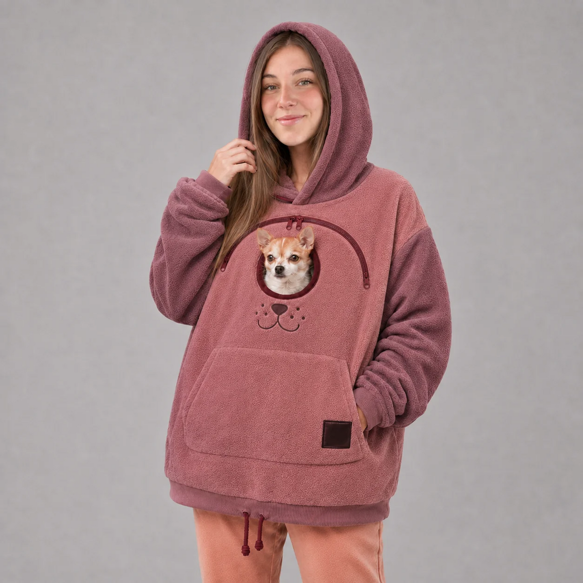 Dog Tote Carier Hoodie