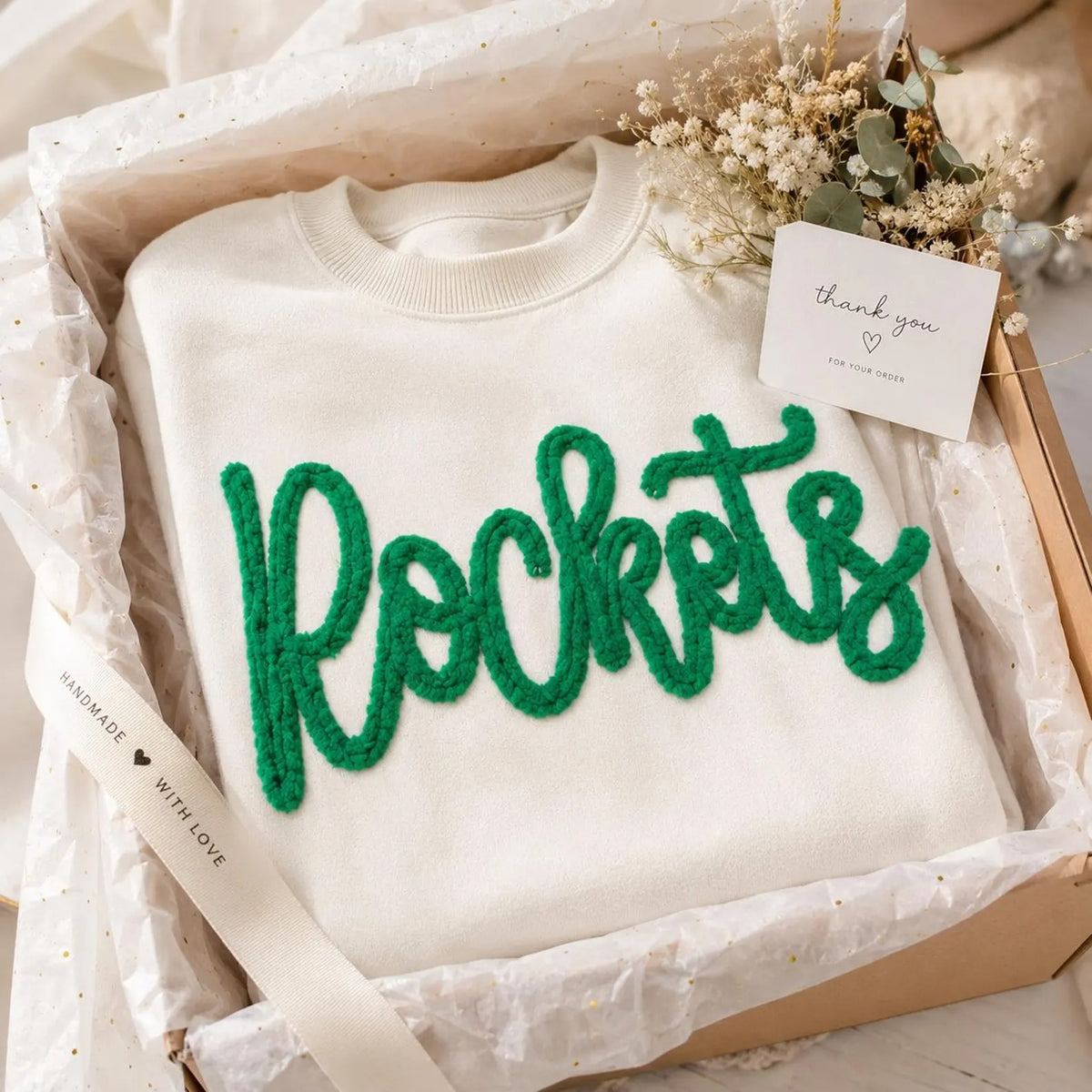 Custom Embroidered Chenille Game Day Sweatshirt