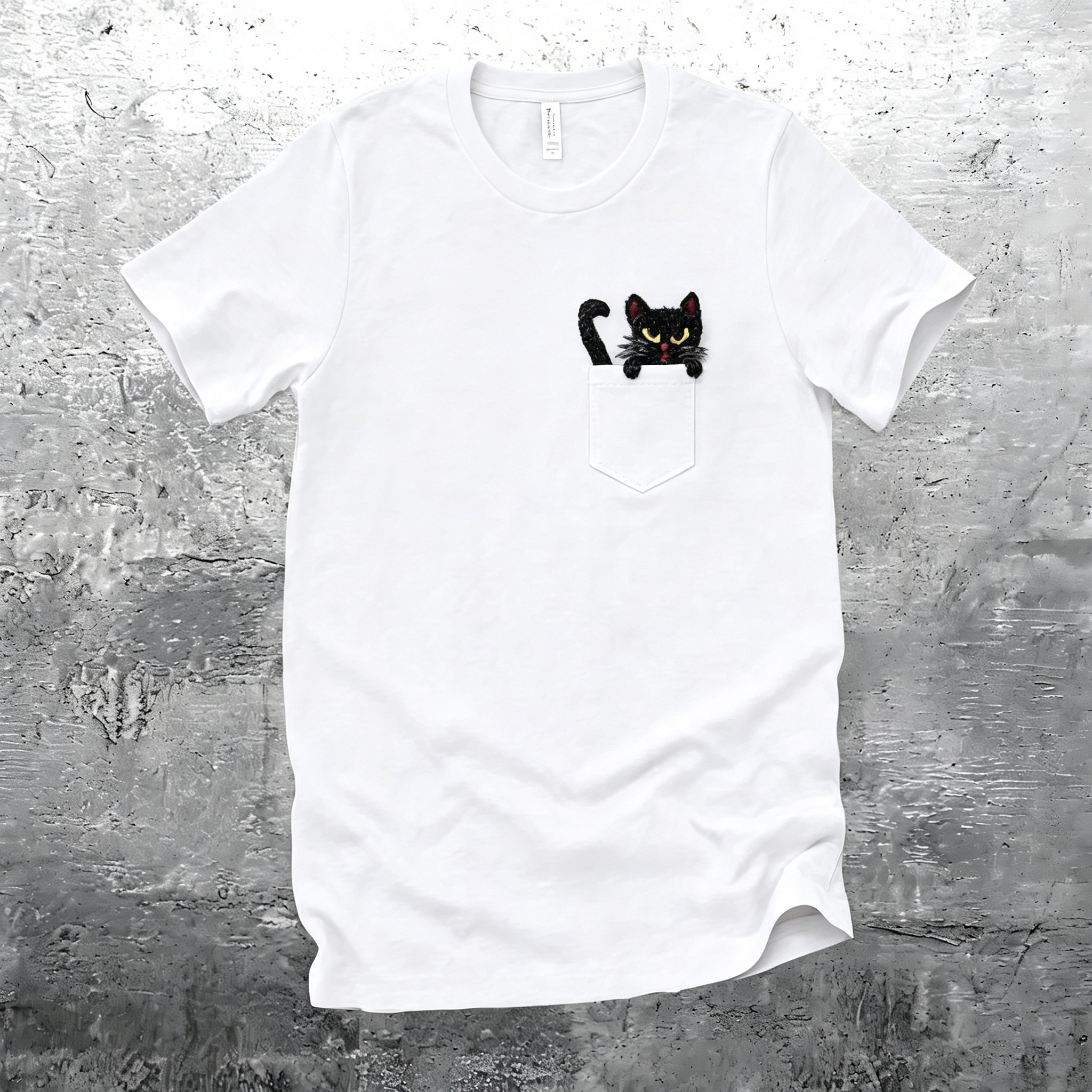 Custom Embroidered Pet Photo T-Shirt
