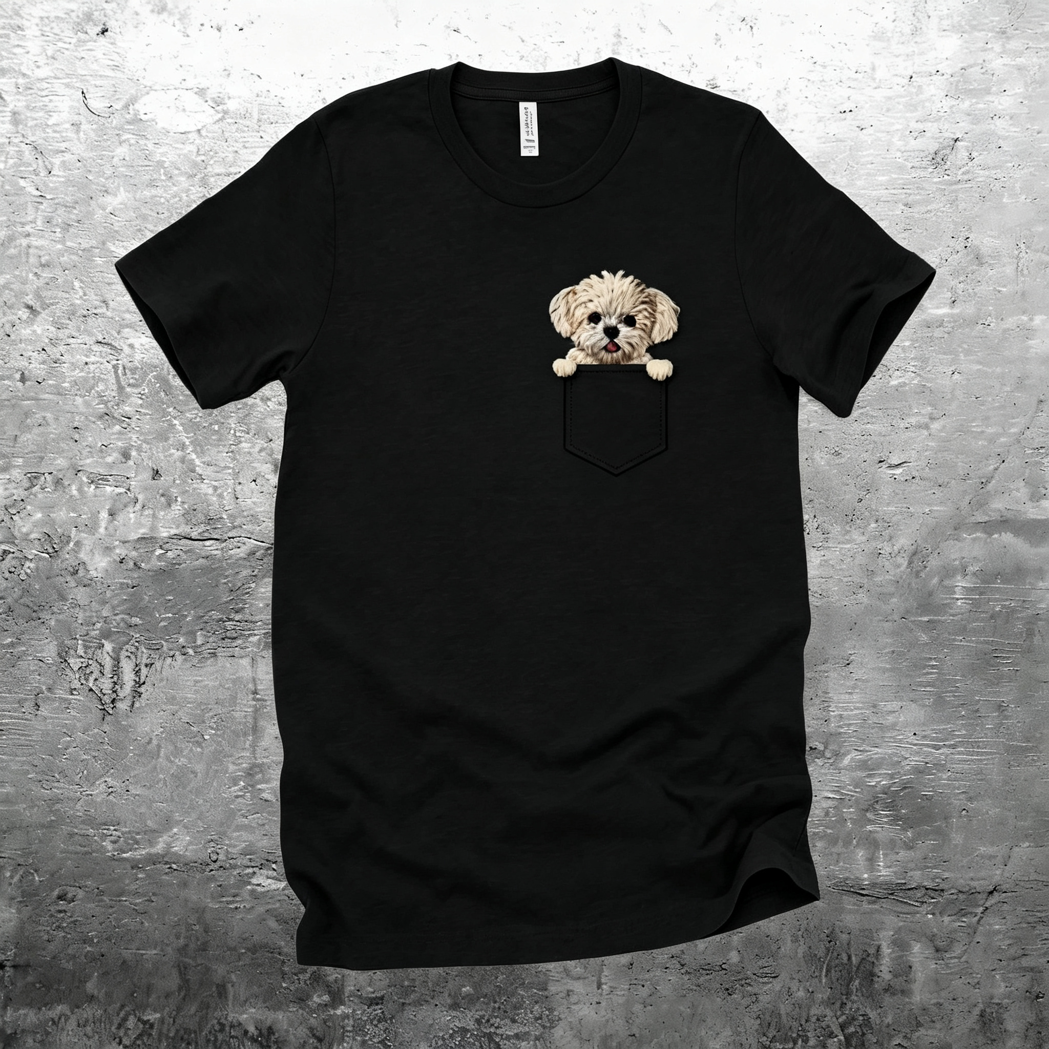 Custom Embroidered Pet Photo T-Shirt