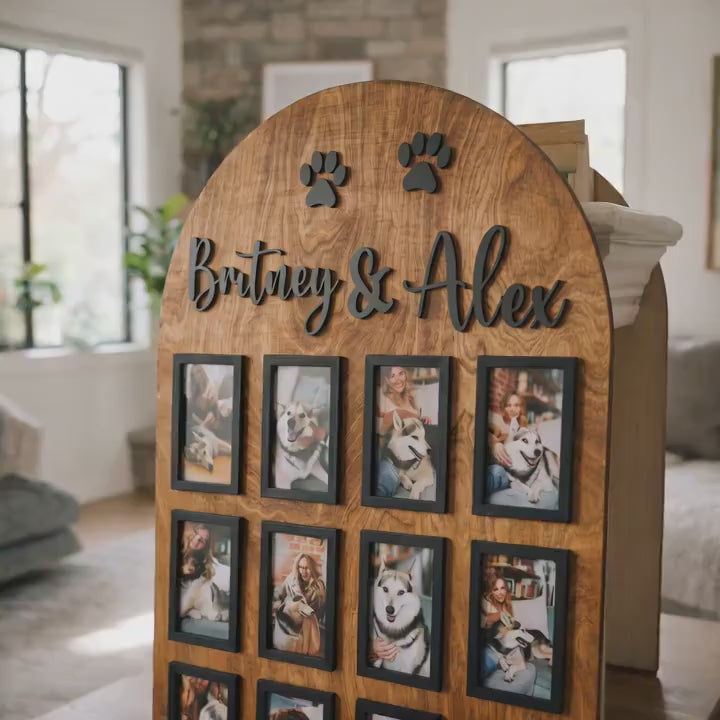 Personalized Pet Photo Memory Board